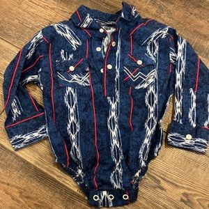 Wrangler baby boys button up 12m